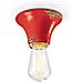 Vintage C132, Plafoniera, - Rosso - Foto miniatura 1