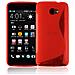 Custodia Compatibile Con Htc Butterfly S In Rosso Cremisi - Coperchio Protettivo In Silicone Tpu Flessibile - Foto miniatura 1
