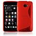 Custodia Compatibile Con Htc Butterfly S In Rosso Cremisi - Coperchio Protettivo In Silicone Tpu Flessibile - Foto miniatura 4