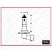 Lampadina Per Auto 12v Alogena A Lunga Durata Osram Original Line - Hb4 51w P22d - Foto miniatura 2