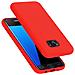 Custodia Compatibile Con Samsung Galaxy S7 Edge In Liquid Rosso - Coperchio Protettivo In Silicone Tpu Flessibile - Foto miniatura 1