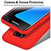 Custodia Compatibile Con Samsung Galaxy S7 Edge In Liquid Rosso - Coperchio Protettivo In Silicone Tpu Flessibile - Foto miniatura 3