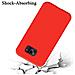 Custodia Compatibile Con Samsung Galaxy S7 Edge In Liquid Rosso - Coperchio Protettivo In Silicone Tpu Flessibile - Foto miniatura 6