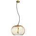 Pendente A Sospensione Moderno Dorato A 3 Luci Con Oro, Paralume Bianco, G9 - Foto miniatura 1