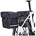 Borsa Doppia Bicicletta Impermeabile per Portapacchi 35 L Nero - Foto miniatura 3