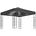Gazebo da Giardino con Luci LED a Stringa 3x3 m Antracite - Foto miniatura 1