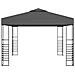Gazebo da Giardino con Luci LED a Stringa 3x3 m Antracite - Foto miniatura 2