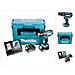 Dhp 482 Rfj Trapano Avvitatore A Percussione A Batteria 18v In Valigetta Makpac + 2x Batterie 3,0 Ah + Caricatore Dc 18 Rc - Foto miniatura 1