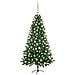 Albero di Natale Artificiale con LED e Set Palline 180 cm Verde - Foto miniatura 1