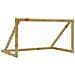 Porta da Calcio con Rete 160x80x100 cm Legno di Pino Impregnato - Foto miniatura 1