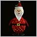Figura Decorativa Babbo Natale con LED Tessuto Lusso 120 cm - Foto miniatura 2