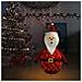 Figura Decorativa Babbo Natale con LED Tessuto Lusso 120 cm - Foto miniatura 3