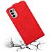 Custodia Compatibile Con Motorola Moto G31 / G41 In Rosso Mela - Coperchio Protettivo In Design Flip Con Chiusura Magnetica - Foto miniatura 4