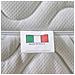 Materasso In Memory Foam Alto 24 Cm Portogallo, Matrimoniale 160x190 Cm Per Letto Due Piazze, Con Fodera In Fibra D'argento, Sfoderabile E Lato Esate / Inverno - Foto miniatura 6