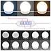 Toeletta Con Led Rovere Marrone 74,5x40x141 Cm - Foto miniatura 4