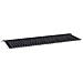 Cuscino Panca Giardino A Quadri Nero 150x50x3 Cm Tessuto Oxford - Foto miniatura 2