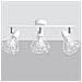 Sollux Lighting Lampada Da Soffitto Artemis 3 Bianco Sl.1104 - Moderno Lampade Da Soffitto Bianco 19x52x17 Cm - Foto miniatura 2