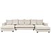 Divano Angolare 5 Posti Lilviken Tessuto Beige Chiaro - Foto miniatura 3