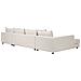 Divano Angolare 5 Posti Lilviken Tessuto Beige Chiaro - Foto miniatura 4