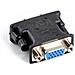 AD-0012-BK adattatore per inversione del genere dei cavi DVI-I VGA (D-Sub) Nero - Foto miniatura 1