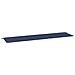 Cuscino Panca Da Giardino Blu Marino 200x50x3 Cm Tessuto Oxford - Foto miniatura 2