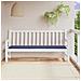 Cuscino Panca Da Giardino Blu Marino 200x50x3 Cm Tessuto Oxford - Foto miniatura 1