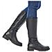 Black Casual Closed Ladies' Boots Stivali Pelle Sintetica Scarpe Donna Nero Eu 38, Y9155-00 - Foto miniatura 2