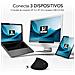RATON OPTICO DUAL GLIDE VERTICAL ERGO DUAL BATERIA NEGRO mouse Universale Mano destra Bluetooth + USB Type-A Ottico 1600 DPI - Foto miniatura 3