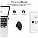 RATON OPTICO DUAL GLIDE VERTICAL ERGO DUAL BATERIA NEGRO mouse Universale Mano destra Bluetooth + USB Type-A Ottico 1600 DPI - Foto miniatura 2