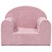 Divano per Bambini Rosa in Morbido Peluche - Foto miniatura 6