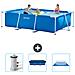 Piscina Fuori Terra - Rettangolo - 300x200x75 Cm - Blu - Include Accessori Coordinati Cb76 - Foto miniatura 1