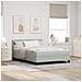 Letto con rete a molle e materasso Grigio Chiaro 160x200 cm Velluto - Foto miniatura 2