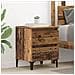 Comodini 2 pz Legno Vecchio 40x35x50 cm Legno ingegnerizzato - Foto miniatura 4