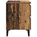 Comodini 2 pz Legno Vecchio 40x35x50 cm Legno ingegnerizzato - Foto miniatura 7
