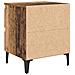 Comodini 2 pz Legno Vecchio 40x35x50 cm Legno ingegnerizzato - Foto miniatura 8
