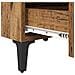 Comodini 2 pz Legno Vecchio 40x35x50 cm Legno ingegnerizzato - Foto miniatura 9
