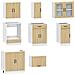Set Mobili da Cucina 8 pz Kalmar Rovere Sonoma in Truciolato - Foto miniatura 4