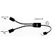 USB-A Cable HUB 2 port (2x USB-A) - Foto miniatura 2
