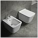 Sanitari Sospesi Wc, Bidet, Copriwater Soft-close Libeccio Bianco - Foto miniatura 1