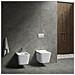 Sanitari Sospesi Wc, Bidet, Copriwater Soft-close Libeccio Bianco - Foto miniatura 3