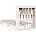 Letto Libreria senza Materasso Bianca 90x200 cm Legno di Pino - Foto miniatura 8