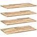 Mensole da Parete 4 pz 60x40x2 cm Legno Acacia Non Trattato - Foto miniatura 1