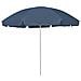 Ombrellone Da Spiaggia Blu 300 Cm - Foto miniatura 2