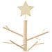Albero di Natale in legno con supporto Naturale 150 cm - Foto miniatura 8