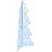 Albero di Natale con 100 LED Bianco Freddo 120 cm Acrilico - Foto miniatura 1