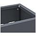 Supporto per Ombrellone Antracite 28 x 12 x 41 cm Acciaio - Foto miniatura 5
