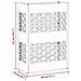 Supporto per Ombrellone Antracite 28 x 12 x 41 cm Acciaio - Foto miniatura 9