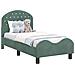 Struttura letto per bambini con testata Verde Mare 70 x 140 cm - Foto miniatura 1