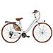 Bici Donna Telaio Alluminio Linea Vintage Misura 28 Bicicletta Cambio 21v City Bike Vintage Completa Accessori Dettagli Marroni - 44 Bianco - Foto miniatura 1