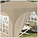 Tenda per feste a pop-up 290 x 290 x 245 cm Crema - Foto miniatura 4